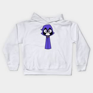 Raven doofus face Kids Hoodie